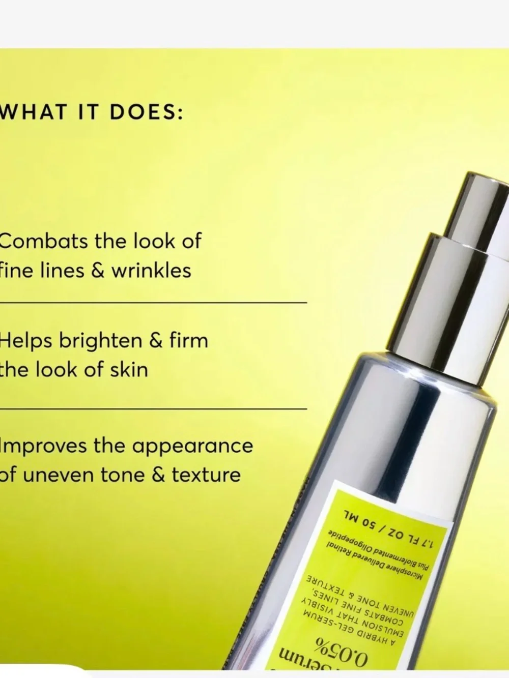Naturium Retinaldehyde  Cream Serum 0.05%